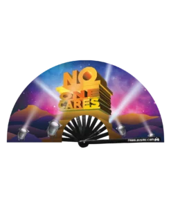 FABULOUS ME "NO ONE CARES" FAN (UV GLOW)