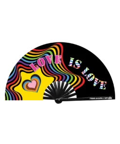 FABULOUS ME "LOVE IS LOVE" FAN (UV GLOW)