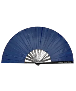 FABULOUS ME "SOLID COLOR CRACK THAT FAN" BLUE SATIN