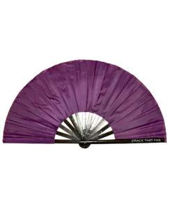 FABULOUS ME "SOLID COLOR CRACK THAT FAN" PURPLE NYLON